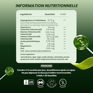 Sucette Super Green